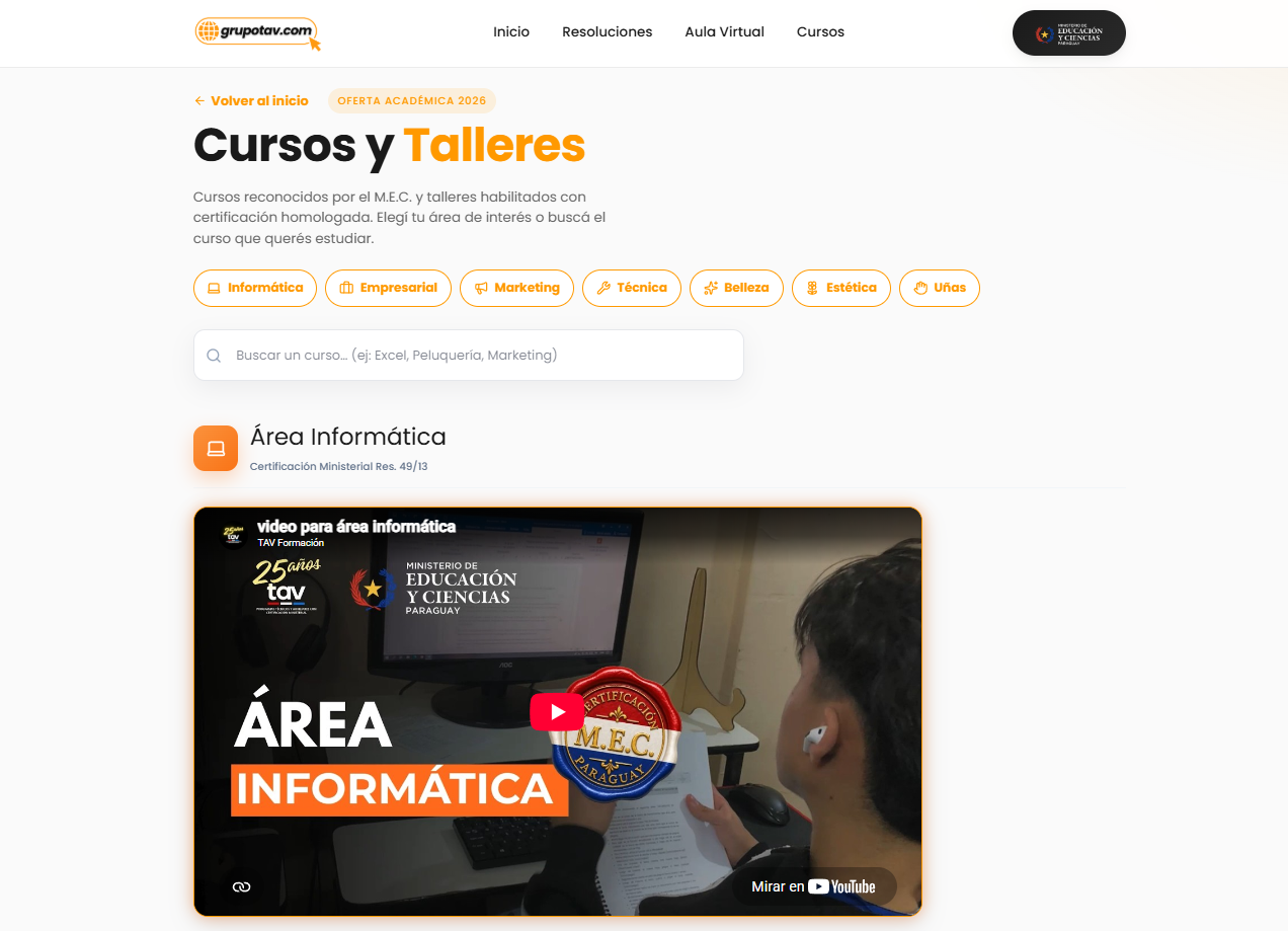 Sitio Institucional (Web + Marketing)