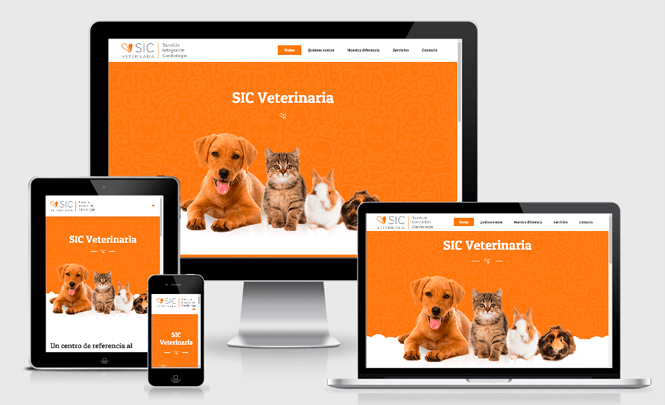 Clínica Veterinaria (Web Corporativa)