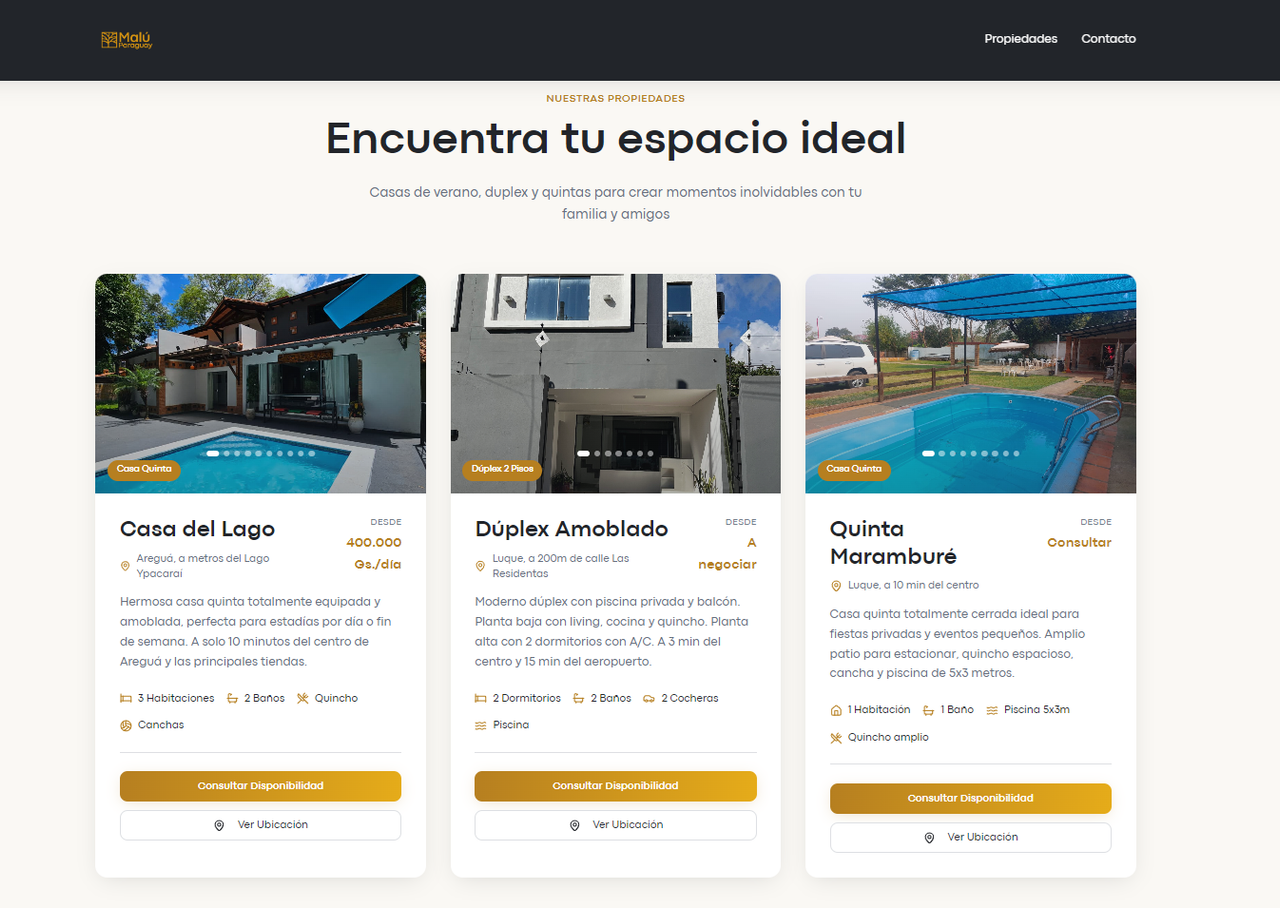 Bienes Raíces (Web + SEO)